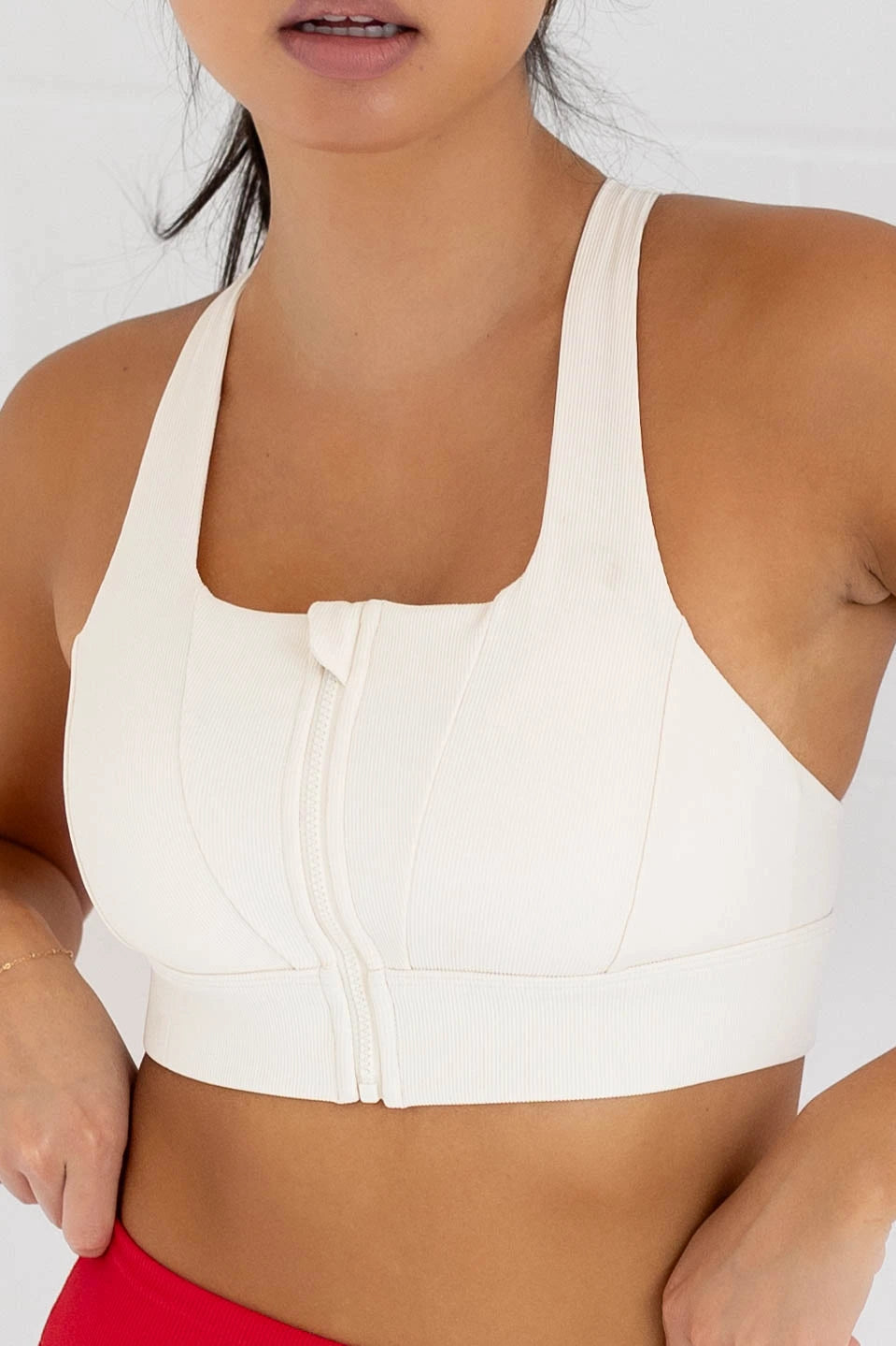 Ribbed High Support Bra