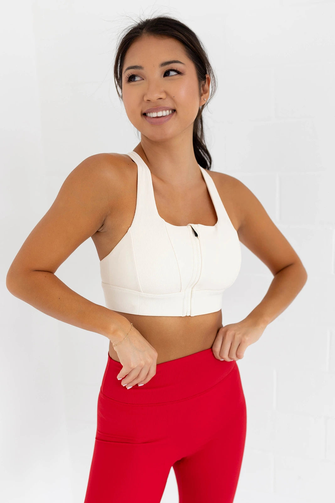 Ribbed High Support Bra