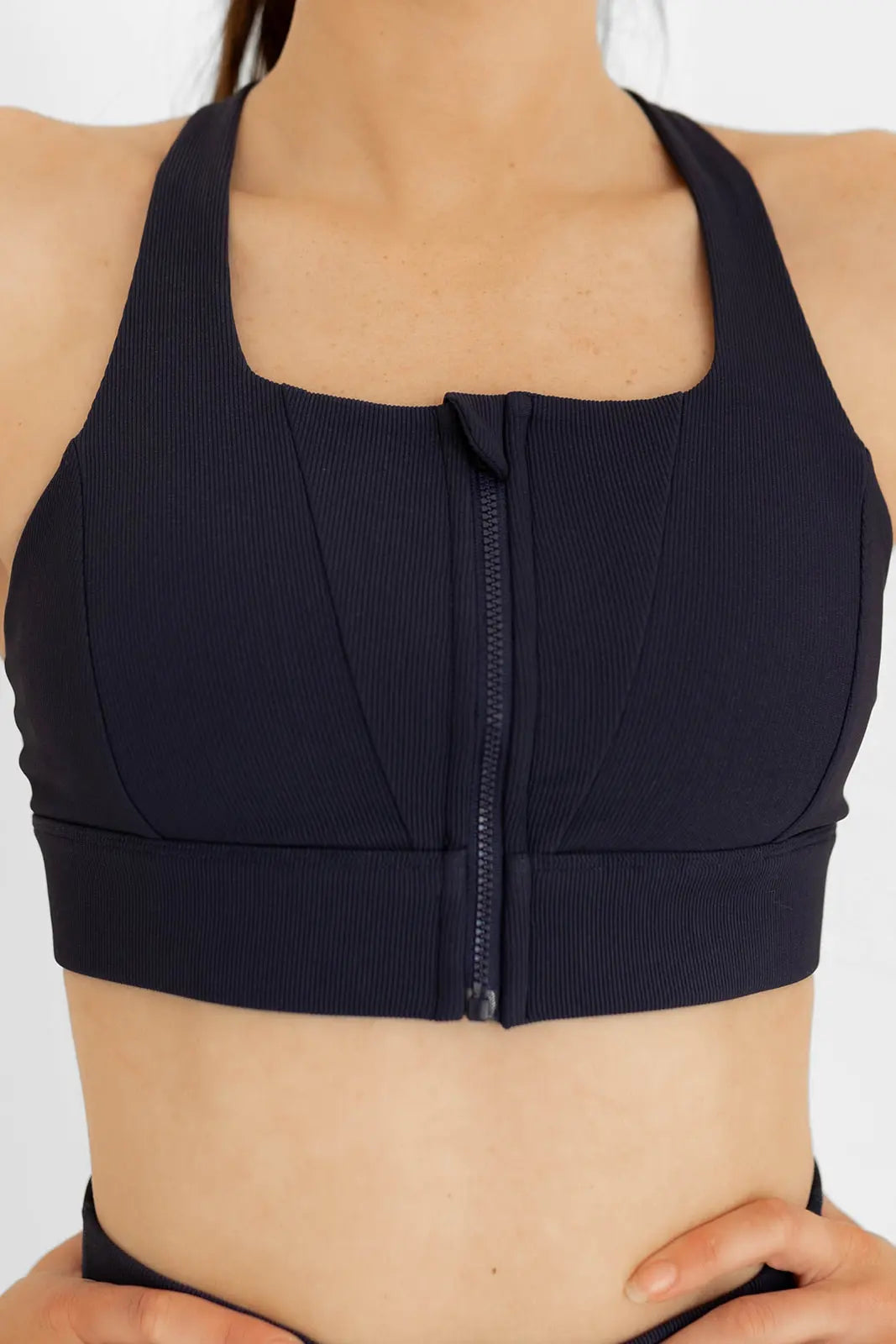 Ribbed High Support Bra