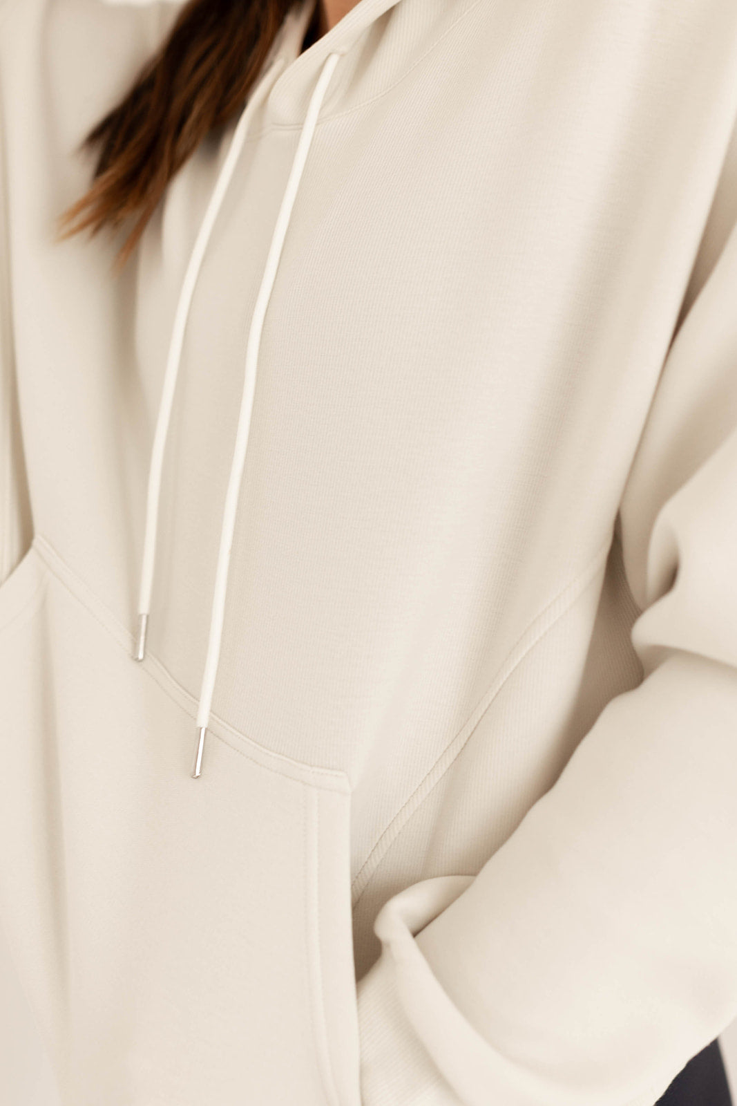 Ribbed Hoodie
