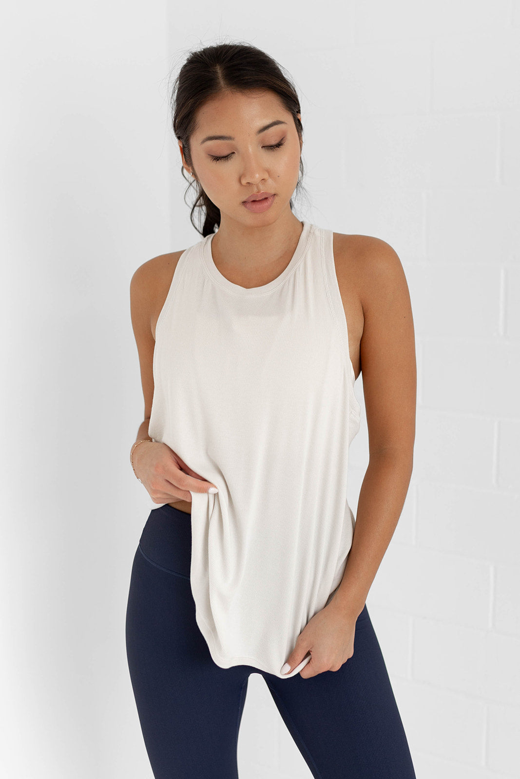 Ribbed Loose Tank