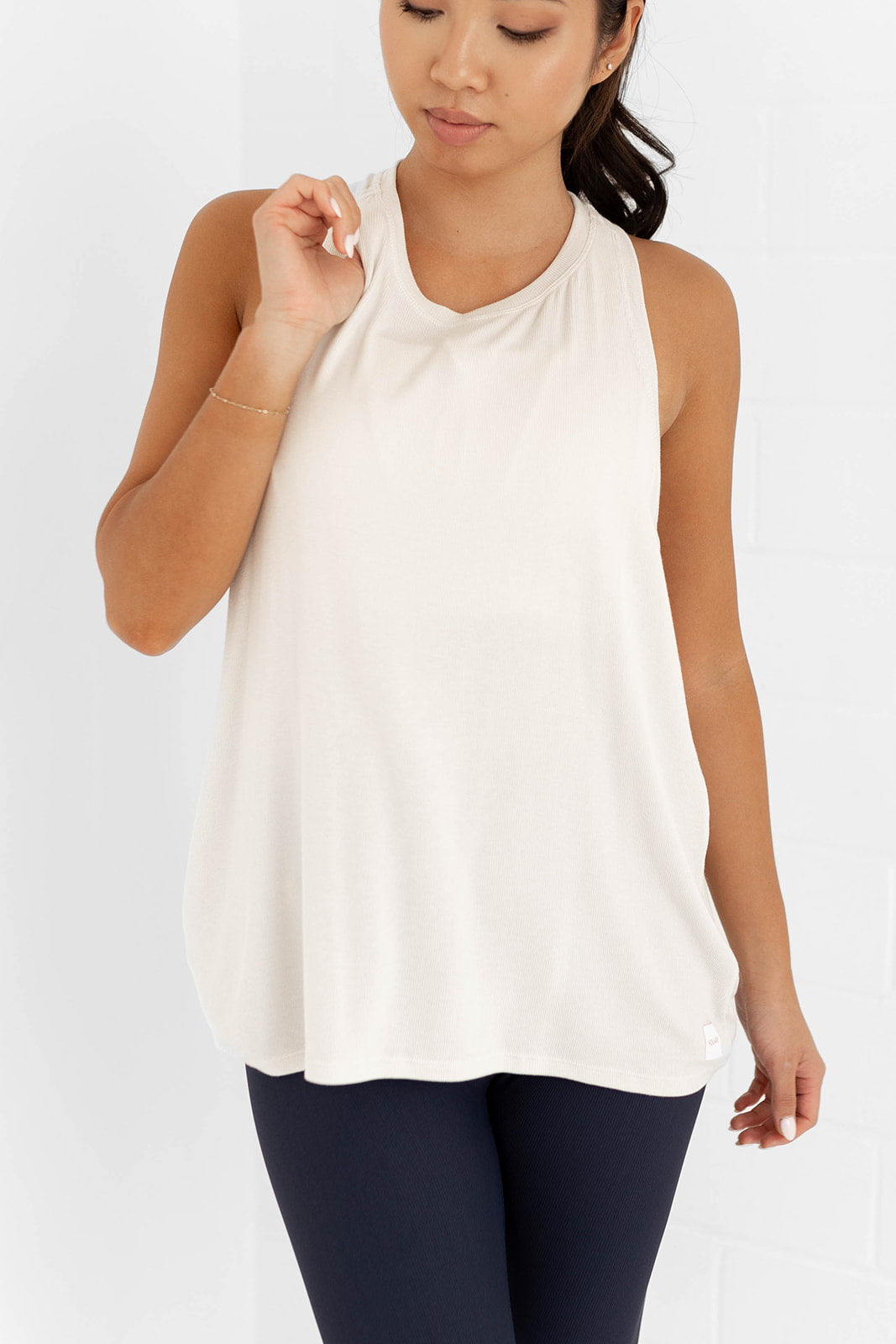 Ribbed Loose Tank