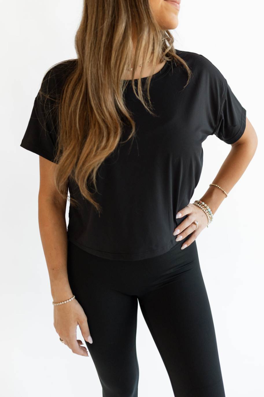 Workout cropped t-shirt: Flight Tee