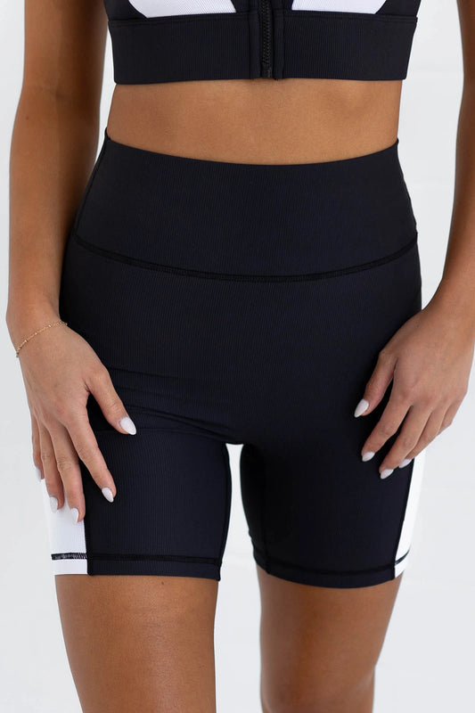 Ribbed Biker Short