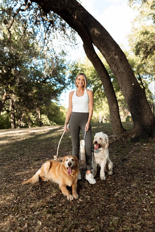 Volare X Reese + Murphy White Tank and Slate Legging