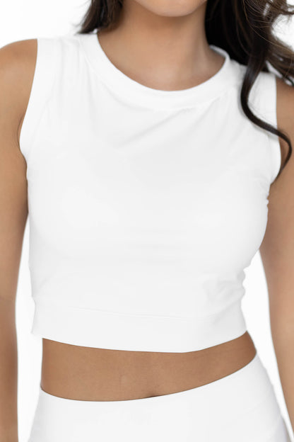 Never Miss Mesh Cropped Tank