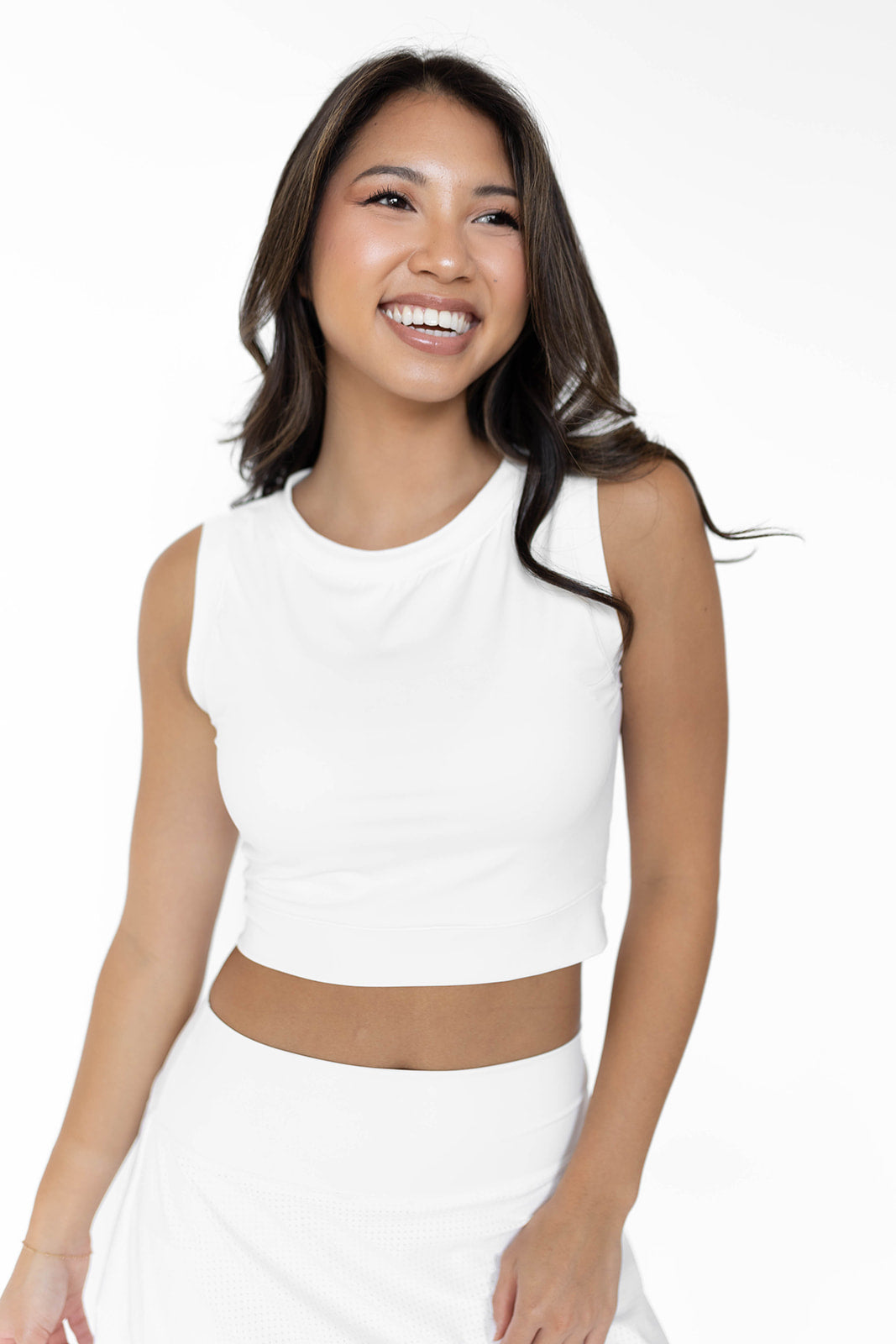 Never Miss Mesh Cropped Tank